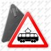 Дорожный знак 1.5 "Пересечение с трамвайной линией" ГОСТ 32945-2014 типоразмер 1