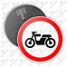 Дорожный знак 3.5 "Движение мотоциклов запрещено" ГОСТ 32945-2014 типоразмер 3