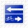 Дорожный знак 5.13.4 "Выезд на дорогу с полосой для велосипедистов" ГОСТ 32945-2014 типоразмер 2