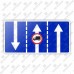 Дорожный знак 5.15.7 "Направление движения по полосам" ГОСТ Р 52290-2004 типоразмер II