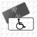 Дорожный знак 8.17 "Инвалиды" ГОСТ Р 52290-2004 типоразмер I
